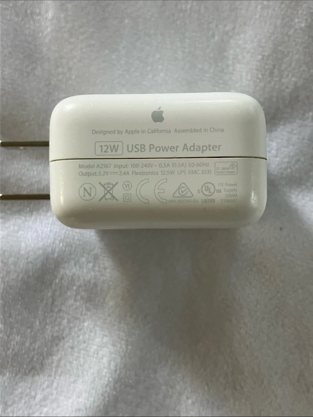 Apple White USB Charging Power Adapter Cubes